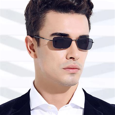 small rectangular sunglasses for men.